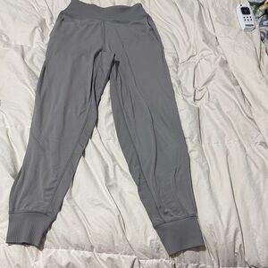 Scorpio Sol Light Gray Ribbed Waistband Joggers